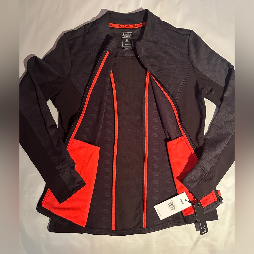 Infinity Nurse 4-Pocket Stretch Zip Jacket - New